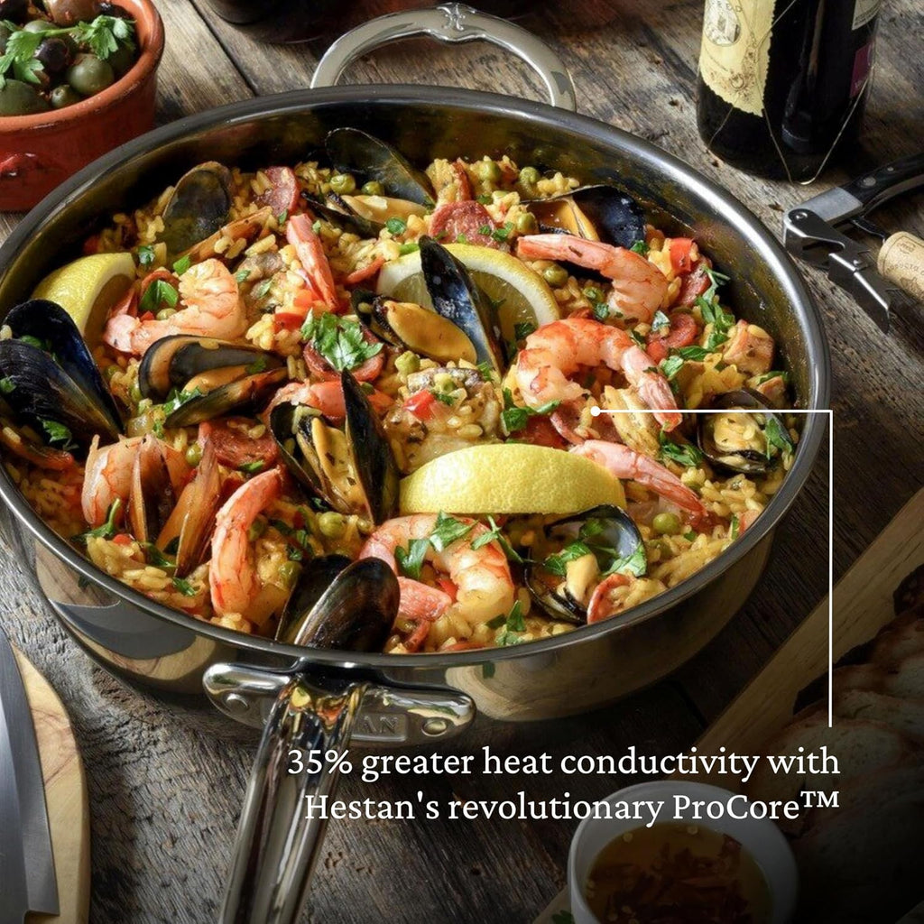 Hestan - NanoBond Collection - Titanium All-In-One Pan, Induction Cooktop Compatible, 5 Quart