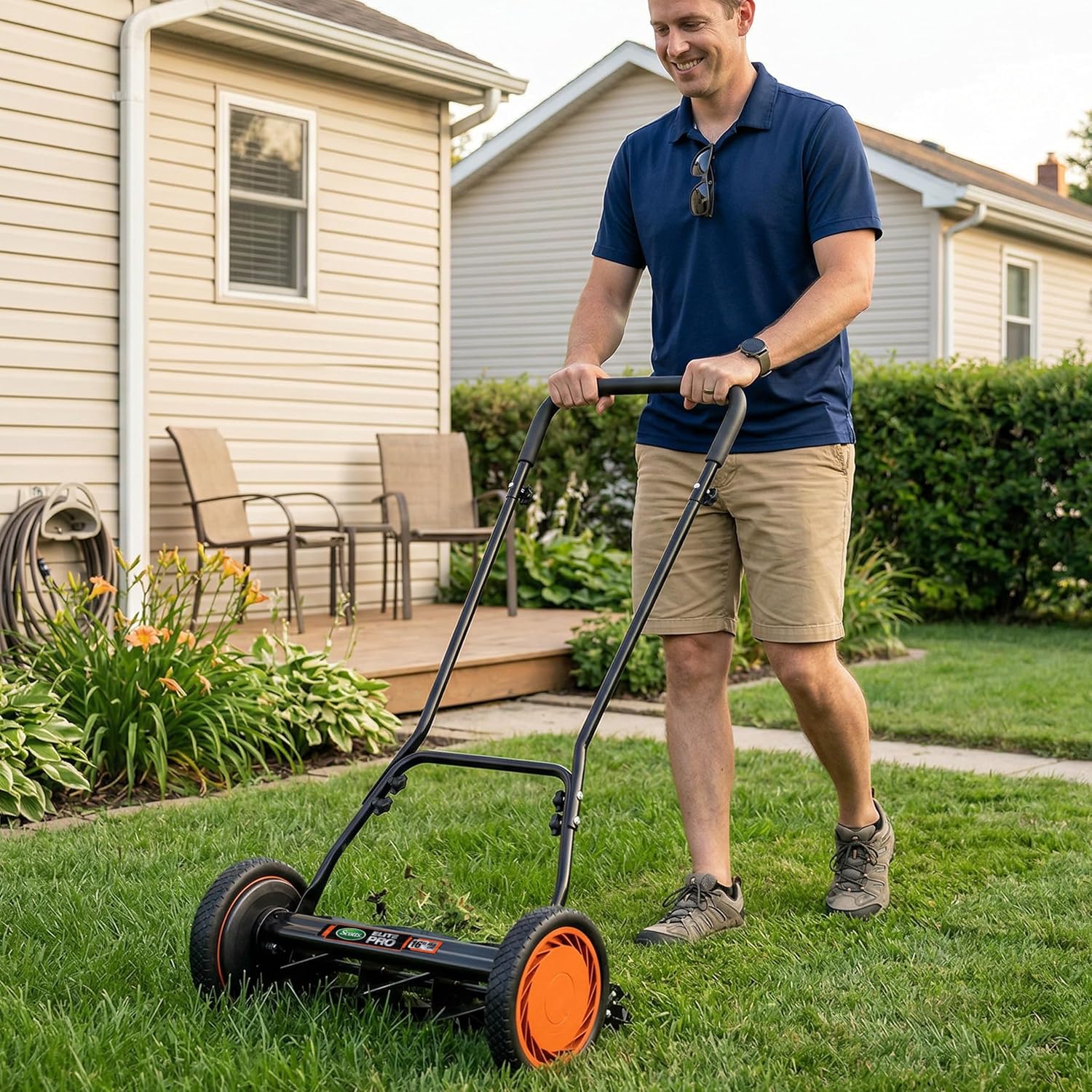 Scotts Outdoor Power Tools 2607-16S 16-Inch 7-Blade Push Reel Lawn Mower