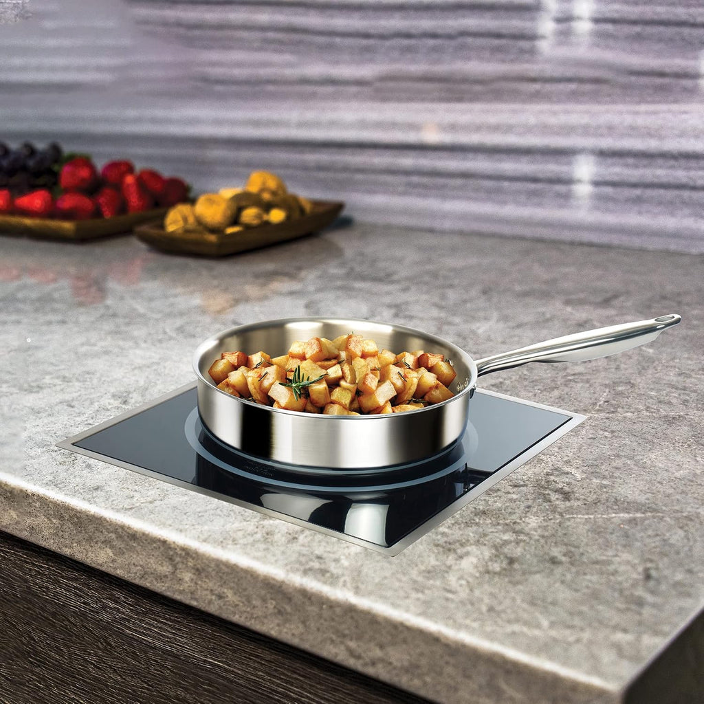 Winco EIDS-18 Commercial-Grade Drop-In Induction Cooktop Burner, 1800 W, 120V