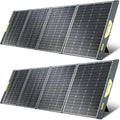 800W Portable Solar Panel, 2pcs 400W Portable Solar Panels 39V, 23% Efficiency Foldable IP67 Waterproof Adjustable Kickstands, Off-Grid Power Smart Sunlight Alignment via Suncast, for Camping, RV