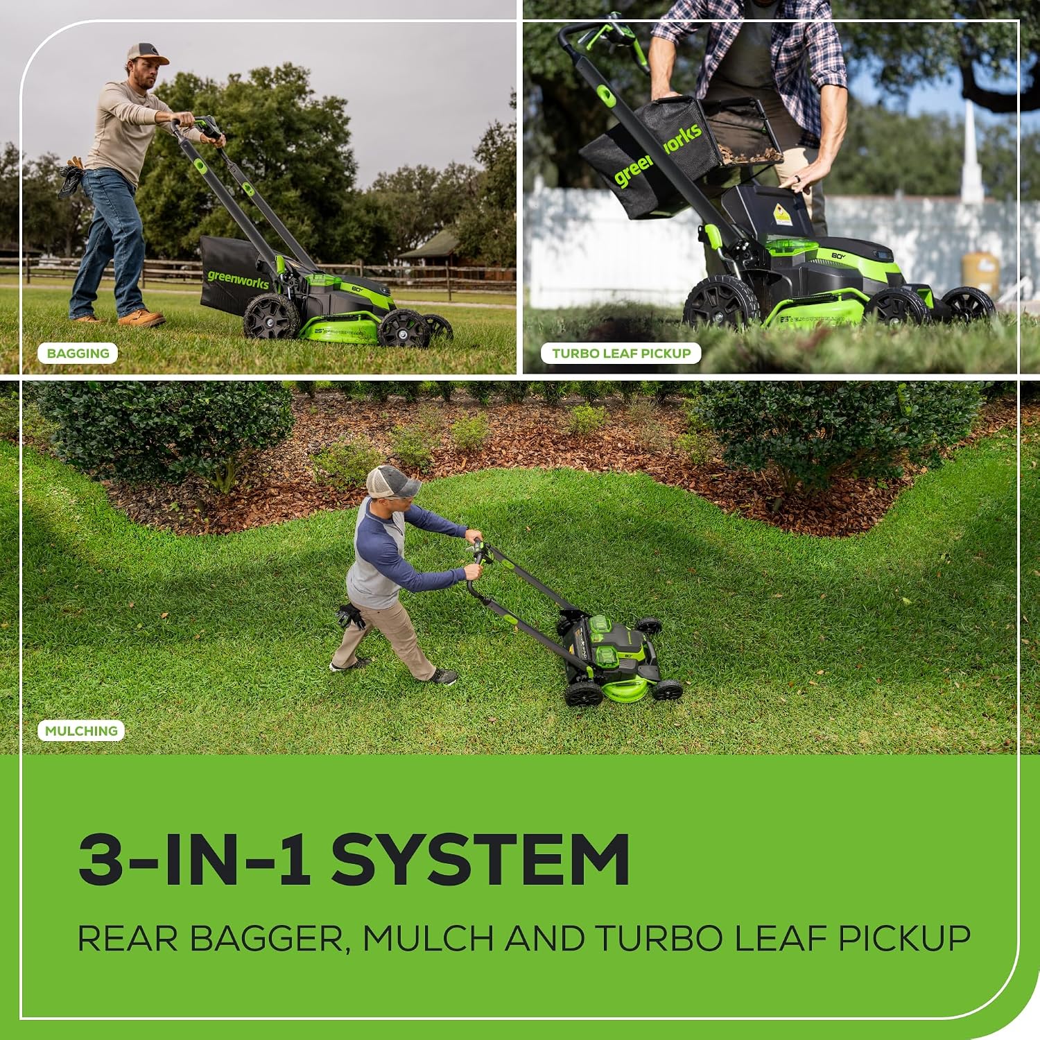 Greenworks 80V 25' Brushless Cordless (Self-Propelled) Dual Blade Lawn Mower (LED Headlight + Aluminum Handles), 4.0Ah Battery and Rapid Charger Included