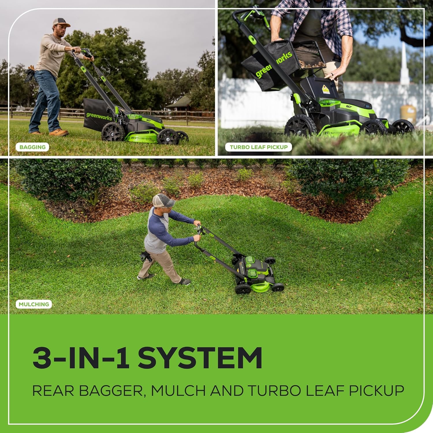 Greenworks 80V 25' Brushless Cordless (Self-Propelled) Dual Blade Lawn Mower (LED Headlight + Aluminum Handles), Battery And Charger Not Included