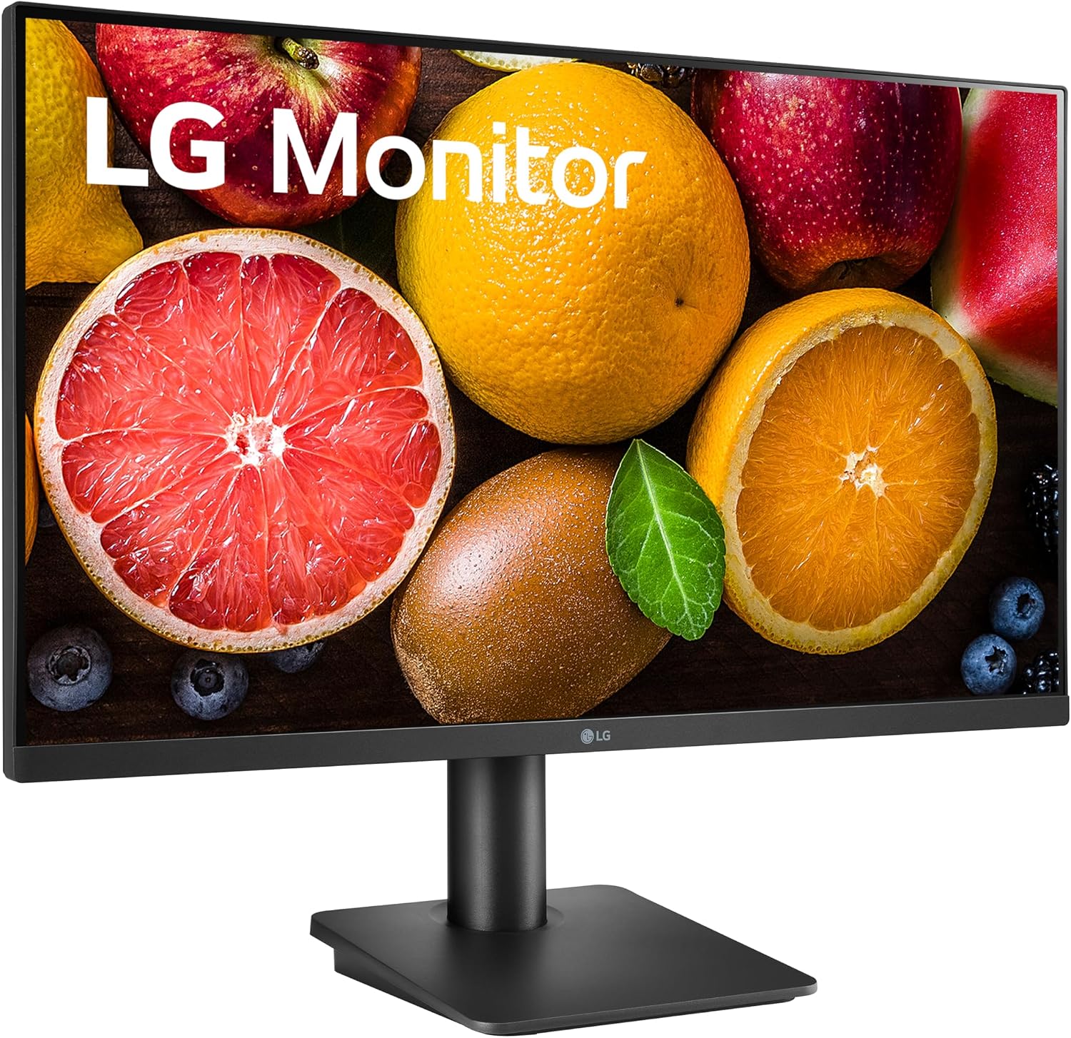 LG FHD (1920 x 1080) 27 Inch Computer Monitor, IPS, AMD FreeSync, 3-Side Borderless Design, Tilt/Height Adjustable Stand, 75Hz, 5ms, OnScreen Control, HDMI, DisplayPort, D-Sub, 27MP450-B, Black