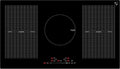 K&H 5 Burner Induction Cooktop - 36 Inch Built-In Electric Cermic Stove Top - 17 Heating Levels, 240V, 9400W High-Power Built-in Electric Stove Top - Child Lock, Timer & Touch Control - IN36-9400FLX
