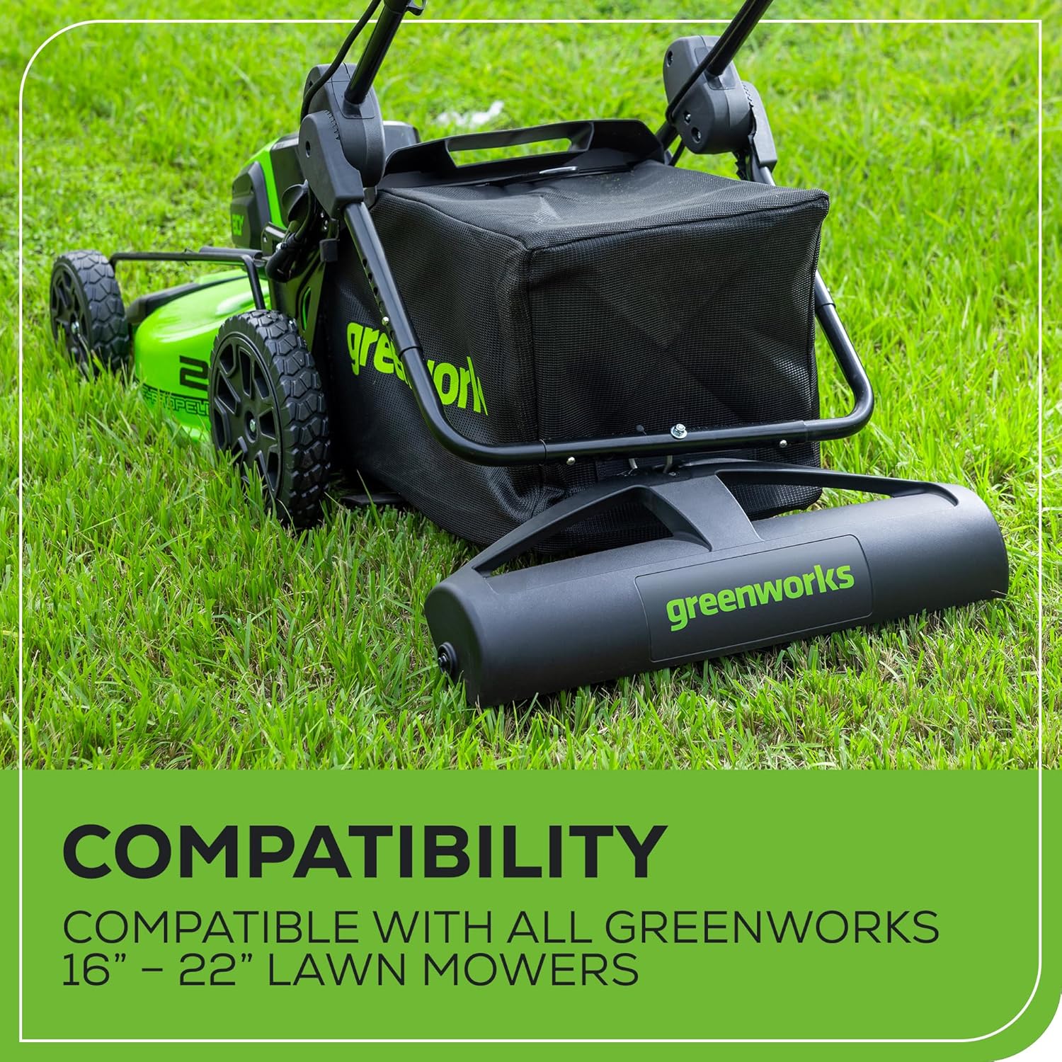 Greenworks Lawn Striping System (Compatible with All Greenworks 16' – 22' Lawn mowers)