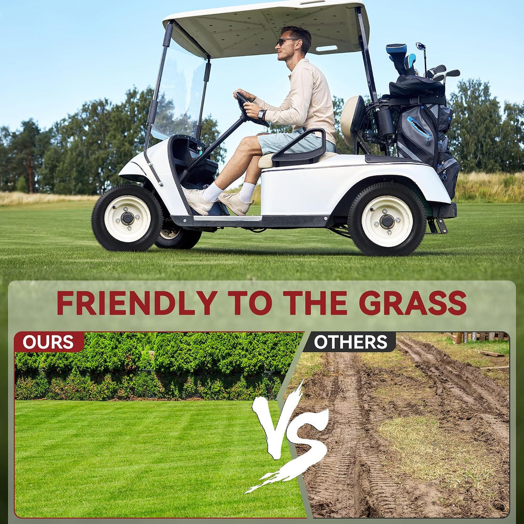 YITAMOTOR 22x9.50-12 Lawn Mower Tires (Set of 2), 4 Ply Tubeless Tractor Turf Tire, 22x9.50x12 Lawnmower Tires Fits Most Lawn & Garden Vehicle, 1340LBS Capacity