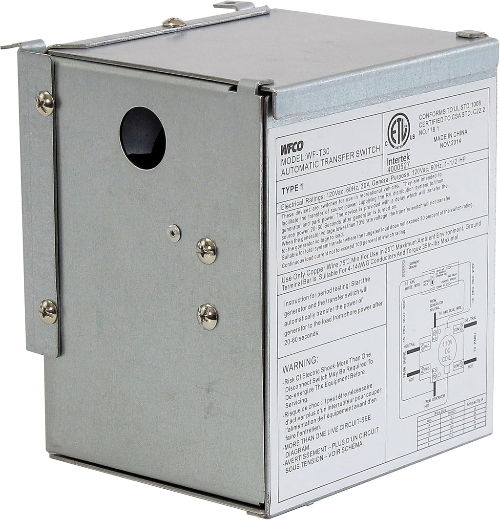 Cheng USA T30 T-30 30Amp Transfer Switch